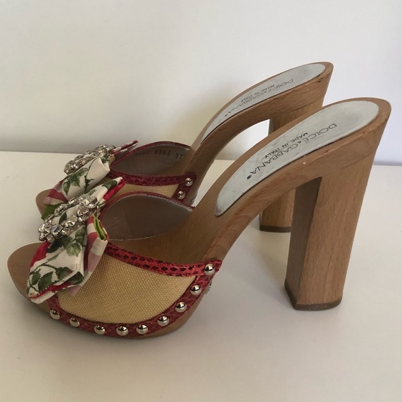 Dolce & Gabbana Floral Shoes size 37 or 7 - Picture 1 of 8